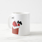 Mug Oups, le Père Noël coincé dans la cheminée (Devant gauche)