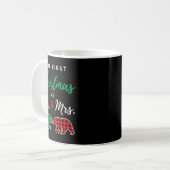 Mug Our First Christmas As Mr. And Mrs. Buffalo Plaid (Devant gauche)