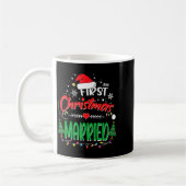 Mug Our First Christmas Married Newlywed Mr And Mrs  (Gauche)
