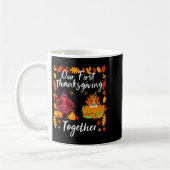 Mug Our First Thanksgiving Together Matching Couple (Gauche)