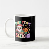 Mug Our Team Sleighs Christmas Santa And Xmas Party Sq (Gauche)