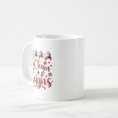 Mug Our Team Sleighs Christmas Santa Reindeers Office (Devant gauche)