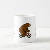 Mug Ours à vélo – Vibes de Randonnée Sauvage (Centre)