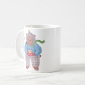 Mug Ours, abeilles et cappuccino (Devant gauche)