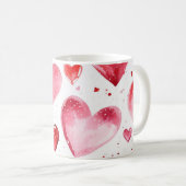 Mug Ours adorable tenant des coeurs Saint-Valentin (Devant droit)