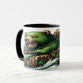 Mug Ours Animés à bord d'une voiture verte (Devant gauche)