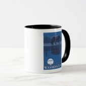 Mug Ours au clair de lune - Mount Rainier, Washington (Devant droit)