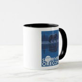 Mug Ours au clair de lune - Sun River, Oregon (Devant droit)