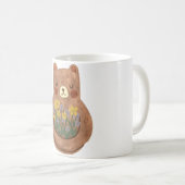 Mug Ours aux fleurs (Devant droit)