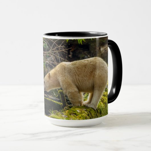 Mug Ours blanc esprit (Devant droit)
