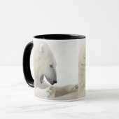 Mug Ours blanc s'engageant dans un combat avec un (Devant gauche)
