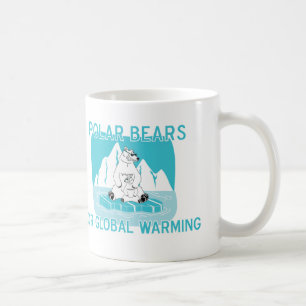 Mug Ours blancs pour le réchauffement climatique
