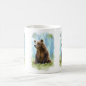 Mug Ours Brown, muscade d'ours grizzli pour décor de f (Centre)