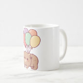 Mug Ours Brun Mignon et Ballons (Devant droit)