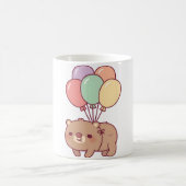 Mug Ours Brun Mignon et Ballons (Centre)