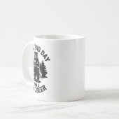 Mug Ours buvant de la bière camping drôle c'est une ma (Devant gauche)