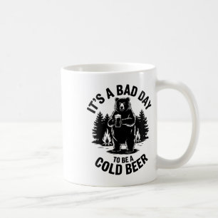 Mug Ours buvant de la bière camping drôle c'est une ma