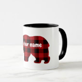 Mug Ours classique du pays - personnalisable (Devant droit)