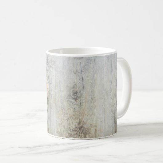 Mug Ours Cute Stuffé Mur Rustique En Bois (Devant droit)