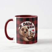 Mug Ours Dada Ours Bébé Noël - Meilleur Cadeau Papa (Gauche)