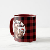 Mug Ours Dada Ours Bébé Noël - Meilleur Cadeau Papa (Devant gauche)