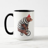 Mug Ours d'amusement de bicyclette (Gauche)