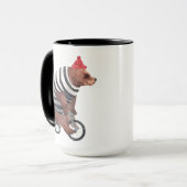 Mug Ours d'amusement de bicyclette (Devant gauche)