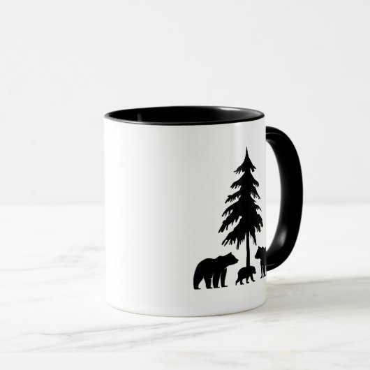 Mug Ours dans les bois (Devant droit)