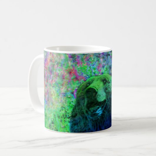 Mug Ours dans l'espace (Devant gauche)