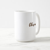 Mug Ours d'aquarelle mignonne et Cub Personnalisé (Devant droit)