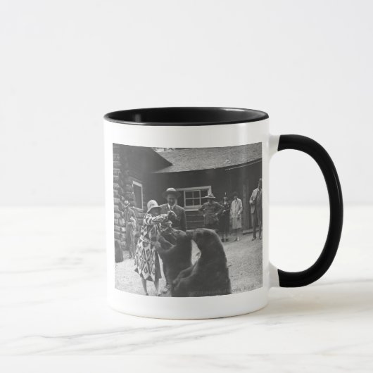 Mug Ours de alimentation de femme (Droite)