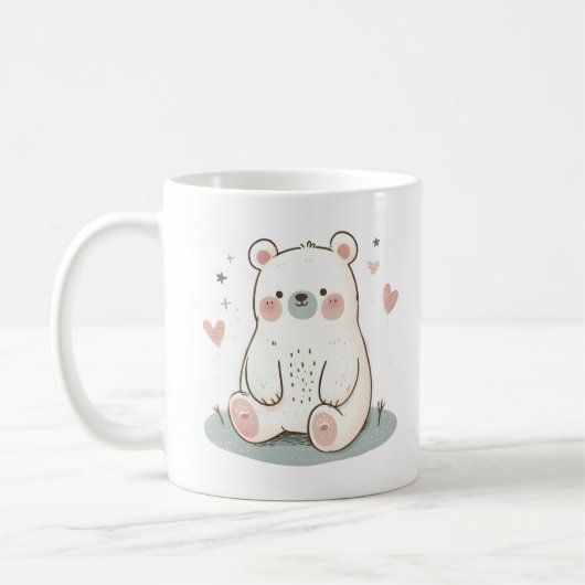 Mug Ours de charme avec Whimsy des bois (Gauche)