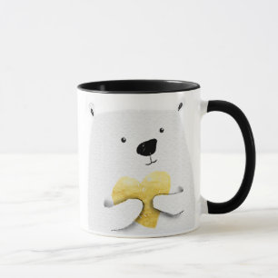 Mug Ours de coeur doré