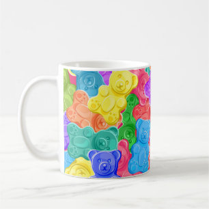 Mug Ours de gelée sucrée coloré, bonbons de gomme. Sea