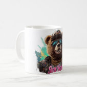 Mug Ours de légende de rue - Design graphique Cool (Devant gauche)