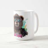 Mug Ours de légende de rue - Design graphique Cool (Devant droit)