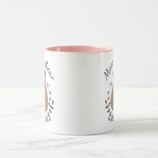 Mug Ours de maman douce avec bébé (Centre)