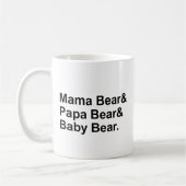 Mug Ours de maman, ours de papa, ours de bébé | Boucle (Gauche)