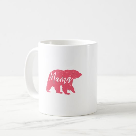 Mug Ours de maman rose (Devant gauche)