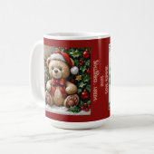 Mug Ours de Noël au houx (Devant gauche)