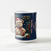 Mug Ours de Noël sous la neige (Devant gauche)