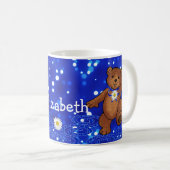 Mug Ours de nounours de danse de marguerite (Devant droit)
