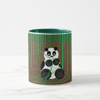 Mug Ours de panda dans la boue de Bamboo