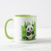 Mug Ours de panda propulsé par des plantes (Gauche)
