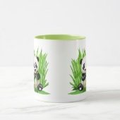 Mug Ours de panda propulsé par des plantes (Centre)