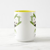 Mug Ours de panda sur la boue de bambou (Centre)
