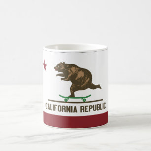 Mug Ours de planche à roulettes de la Californie