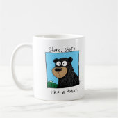Mug ours de regard fixe (Gauche)
