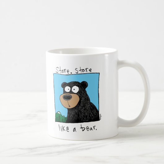 Mug ours de regard fixe (Droite)
