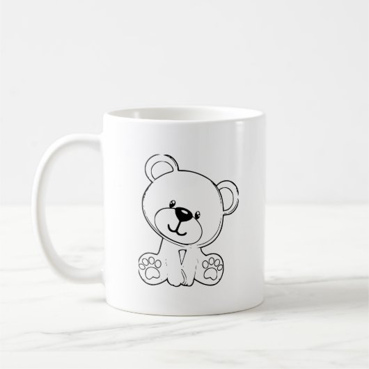 MUG OURS DE TEDDY DOUX (Gauche)